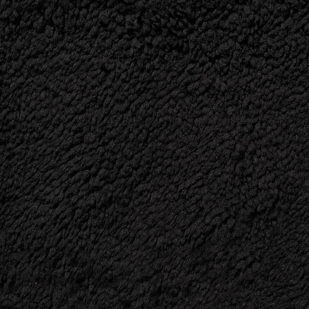 Gorro SHERPA negro extra forrado, tejido de invierno con forro de pelo, talla única