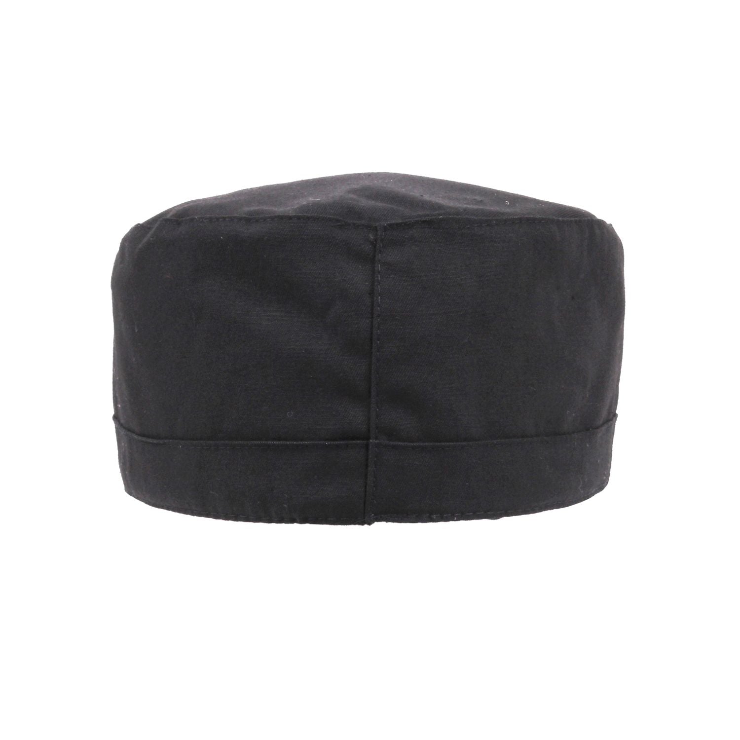 Gorra U Combat negra tipo BDU con solapa protectora abatible