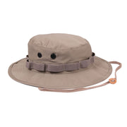 Sombrero Boonie Kaki en color kaki, estilo militar clásico