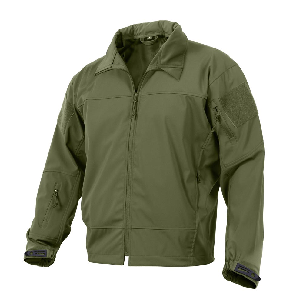 Chaqueta SPEC OPS Softshell ZEENÁ en tejido 100% poliéster resistente al agua