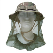 Sombrero MOSKITO rip-stop tipo Boonie Multicam con mosquitera integrada