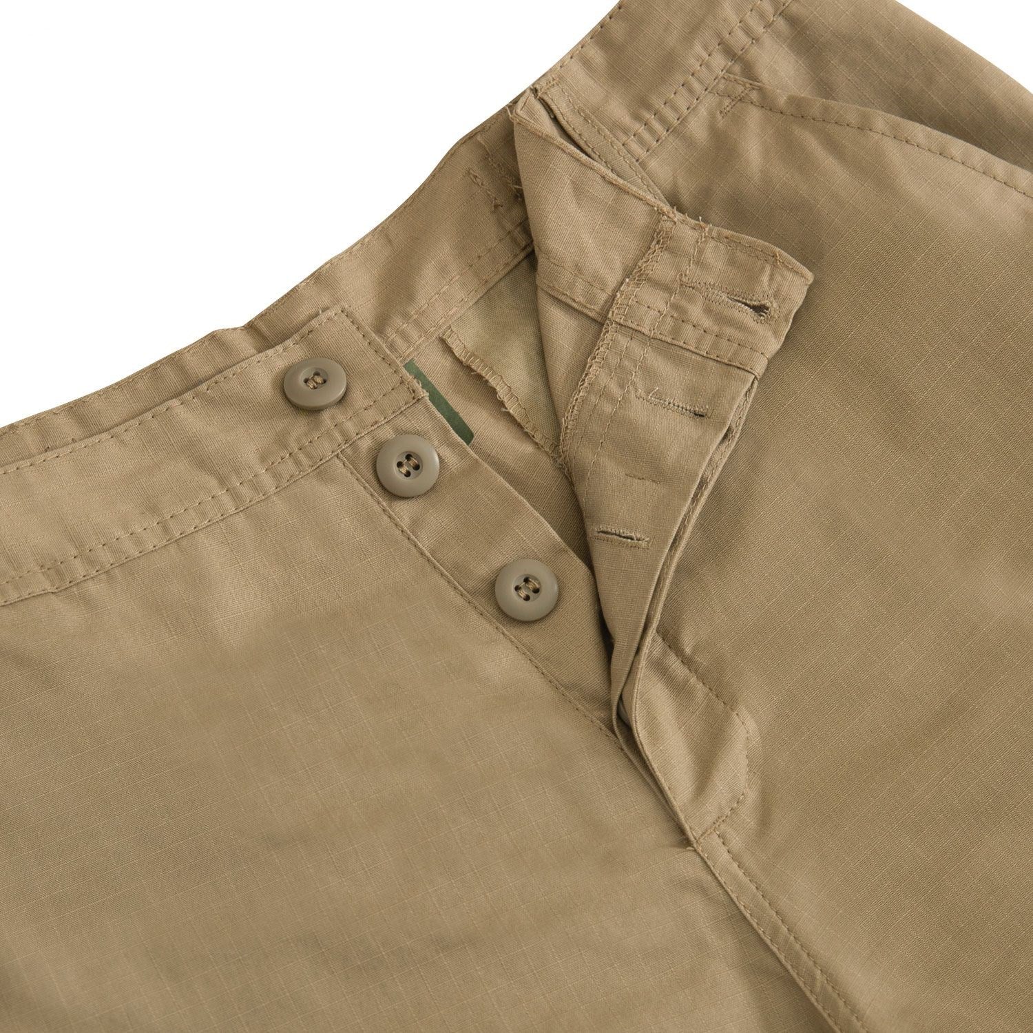 Pantalones BDU rip-stop color caqui de Rothco, vista frontal