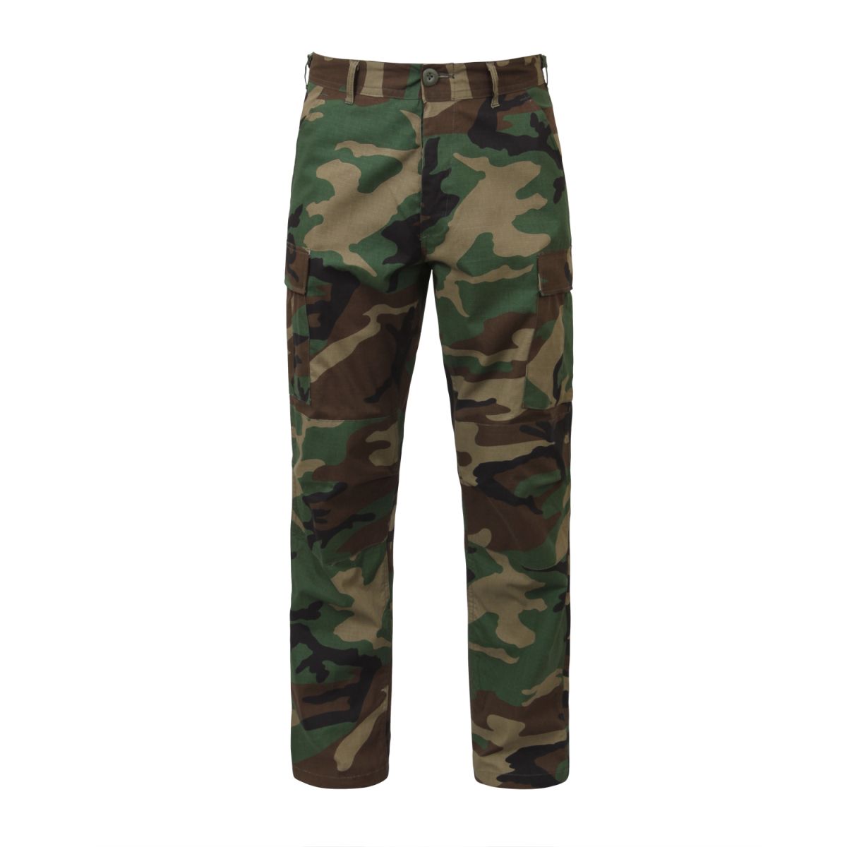 Pantalones BDU Rothco patrón Woodland en algodón rip-stop