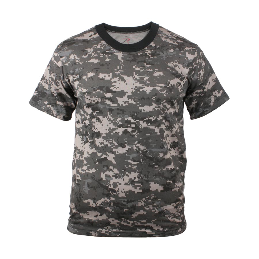 Camiseta camuflaje DIGITAL URBAN Rothco 60% algodón 40% poliéster manga corta