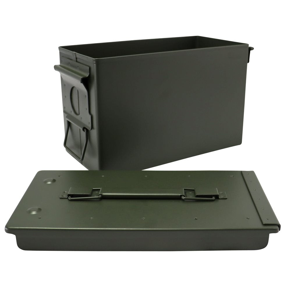 Caja de munición US M2A1 CAL.50 verde 27x18x14 cm gr.2