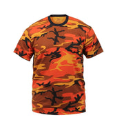 Camiseta camuflaje naranja Rothco 60% algodón 40% poliéster
