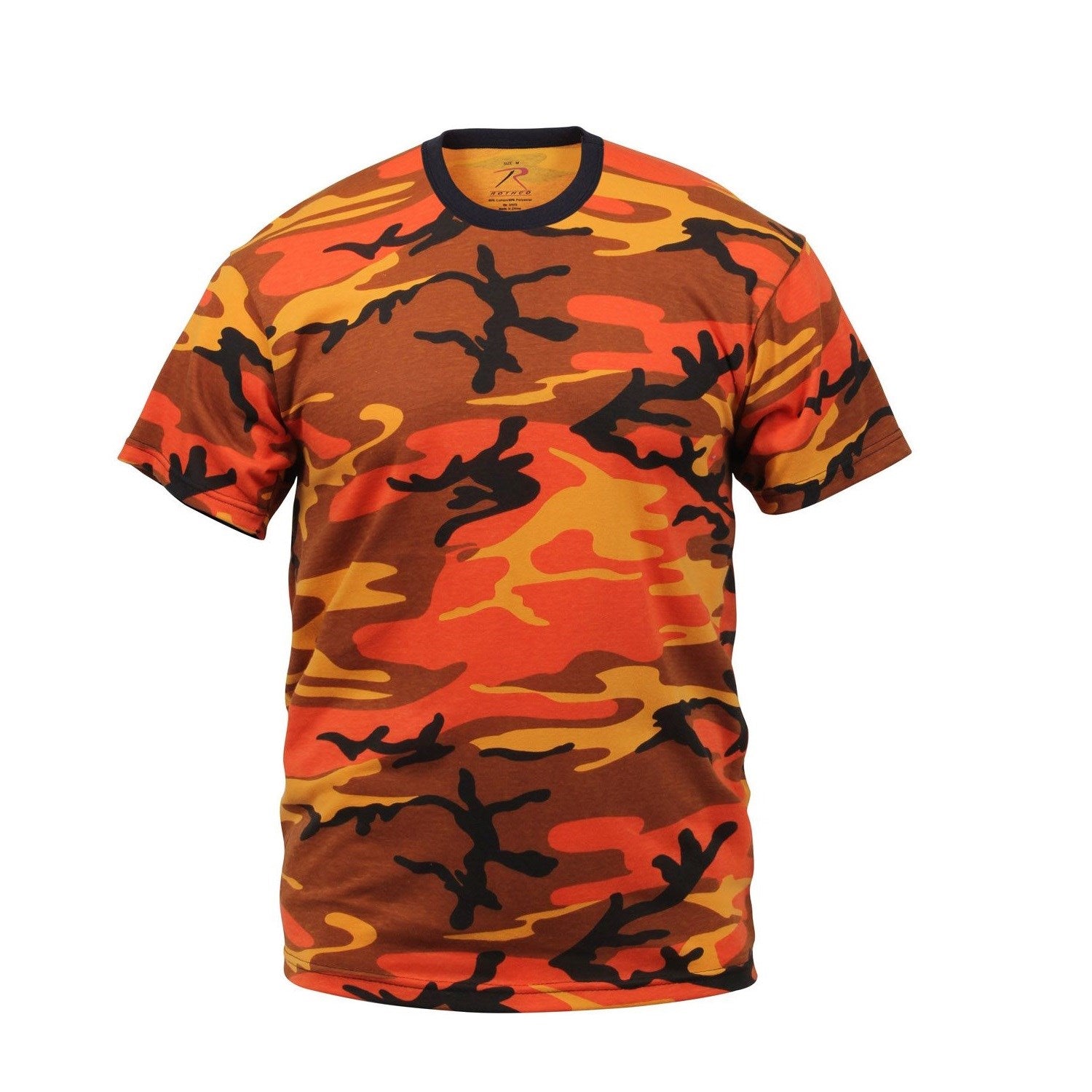 Camiseta camuflaje naranja Rothco 60% algodón 40% poliéster