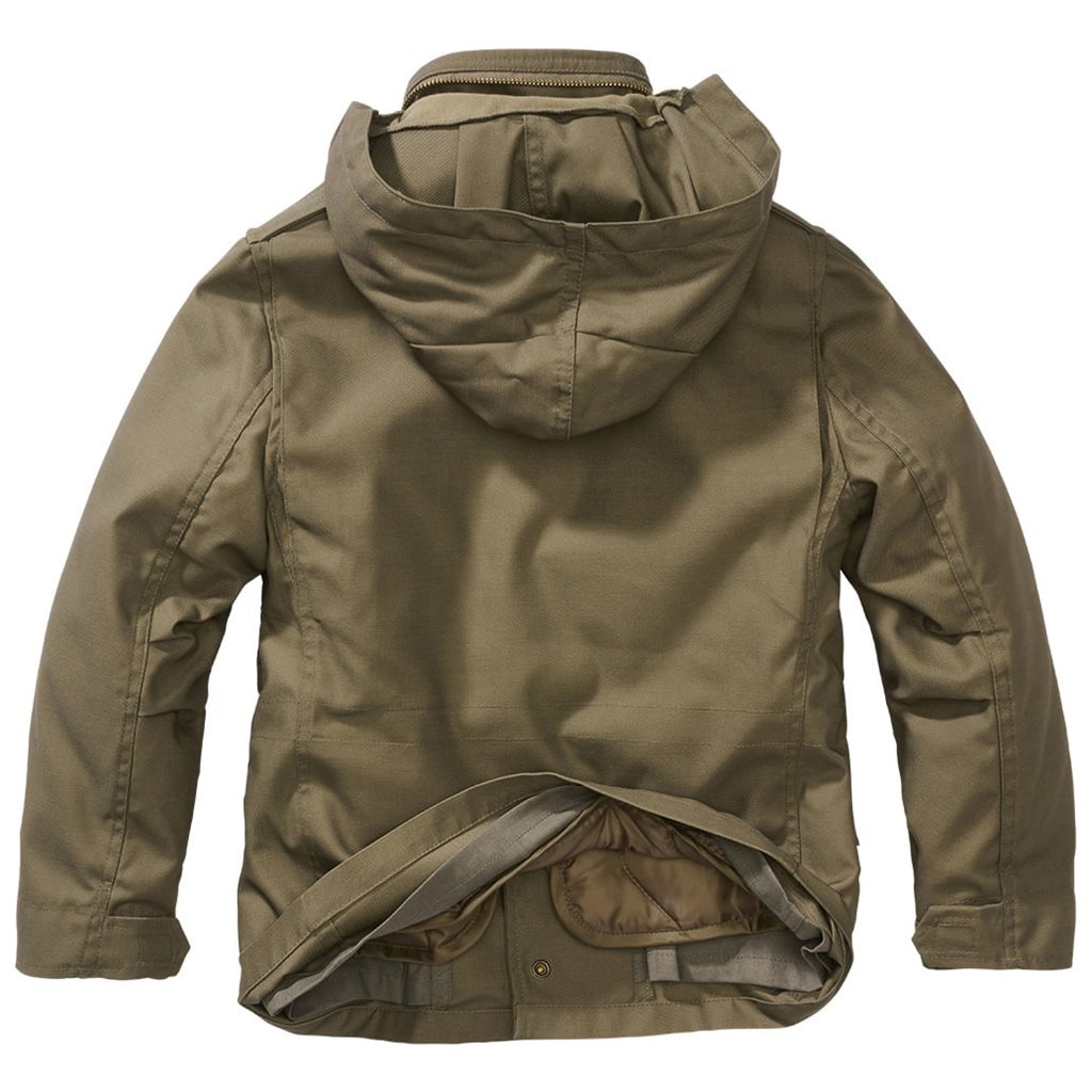 Chaqueta infantil M65 verde, corte clásico inspirado en la M65