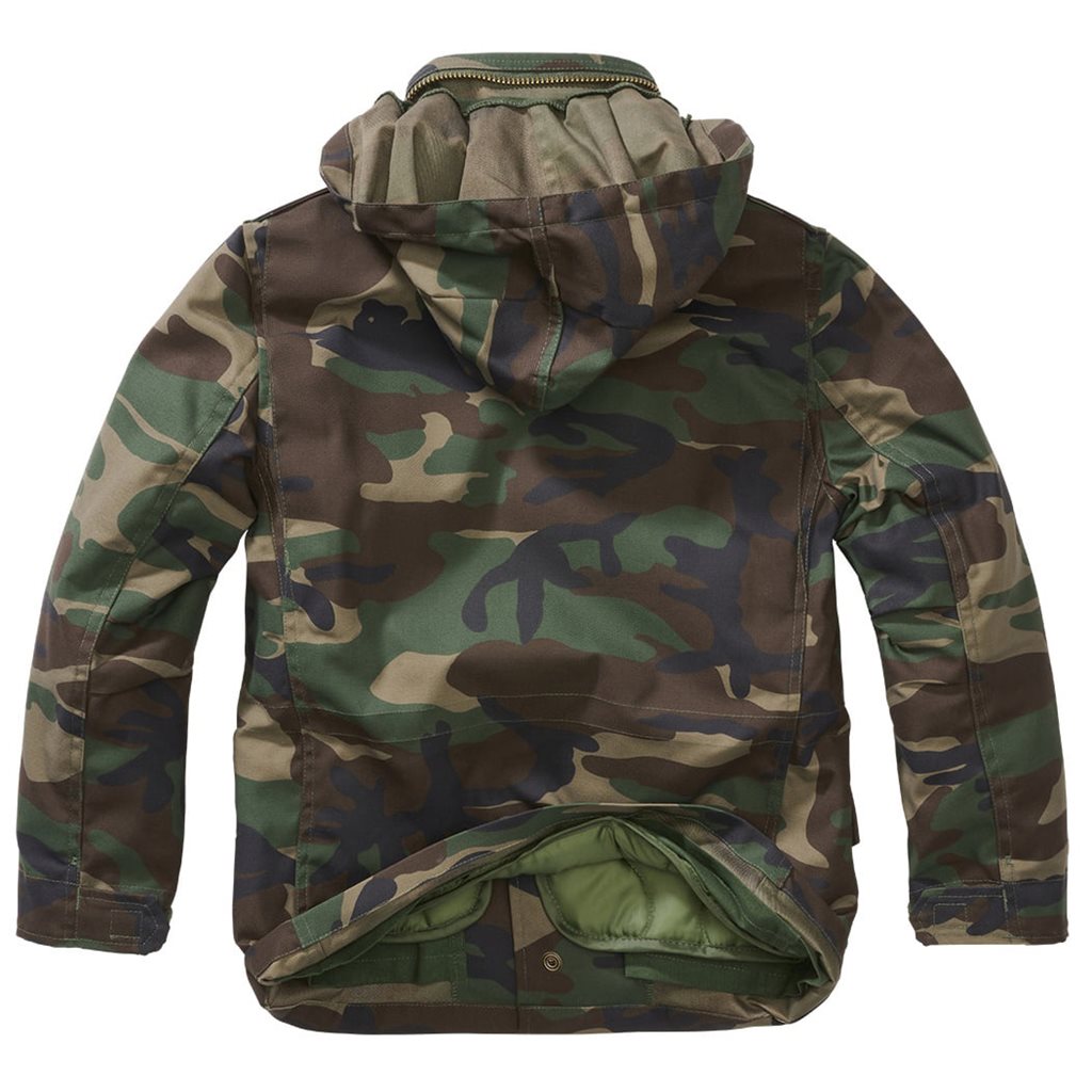 Chaqueta infantil M65 STANDARD en camuflaje Woodland