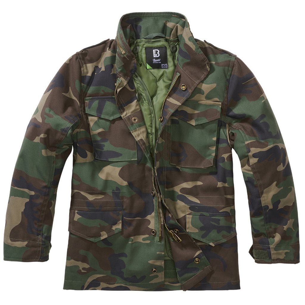 Chaqueta infantil M65 STANDARD en camuflaje Woodland