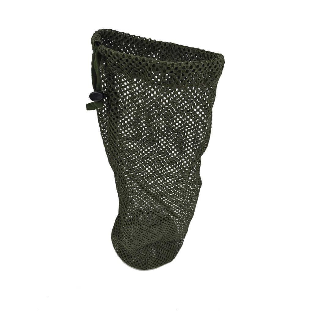 Bolsa de malla verde cilíndrica 35xØ12 cm
