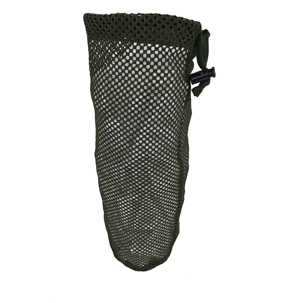 Bolsa de malla verde cilíndrica 35xØ12 cm