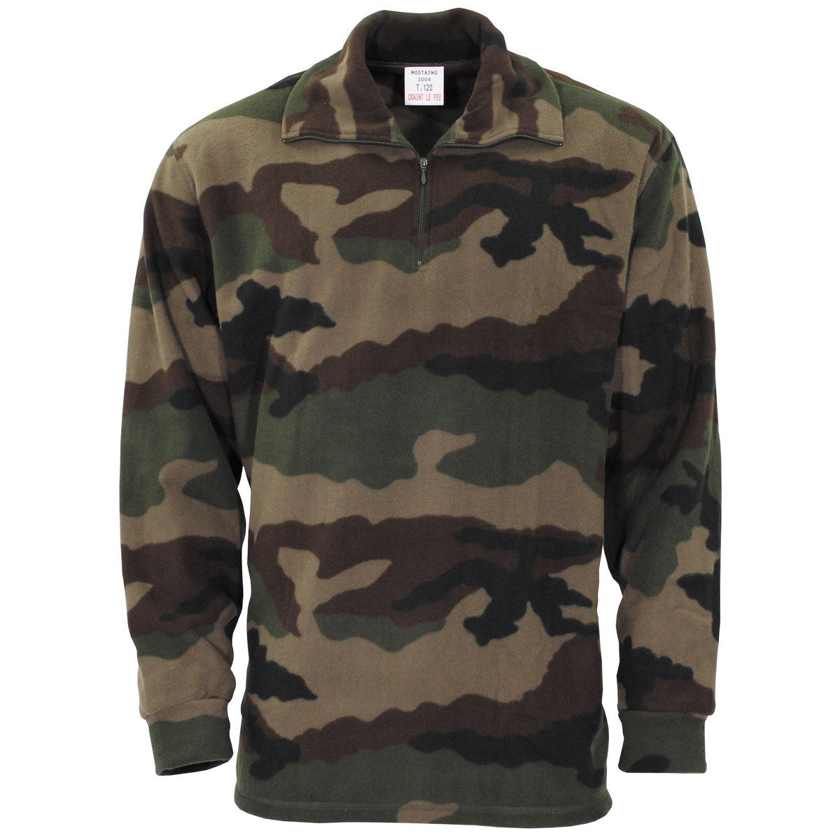 Sudadera FLEECE camuflaje CCE estilo militar, tejido polar