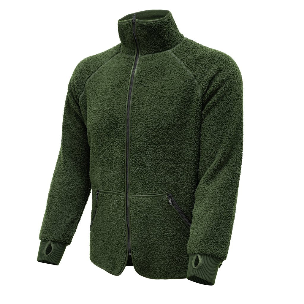 Chaqueta militar holandesa BEAR verde usada, forro aislante de invierno