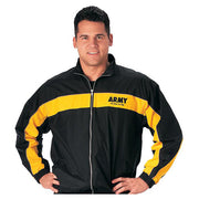 Sudadera negra ARMY de Rothco con bordado, estilo deportivo sin capucha