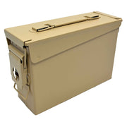 Caja de munición US CAL.30 en acero color arena - réplica clásica