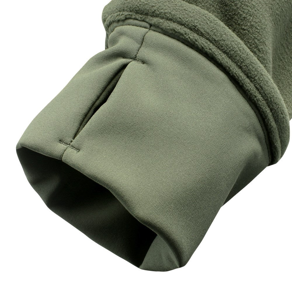 Chaqueta Condor Alpha Micro Fleece verde con forro de malla