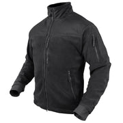 Chaqueta forro polar Condor ALPHA MICRO FLEECE negra con forro interior de malla