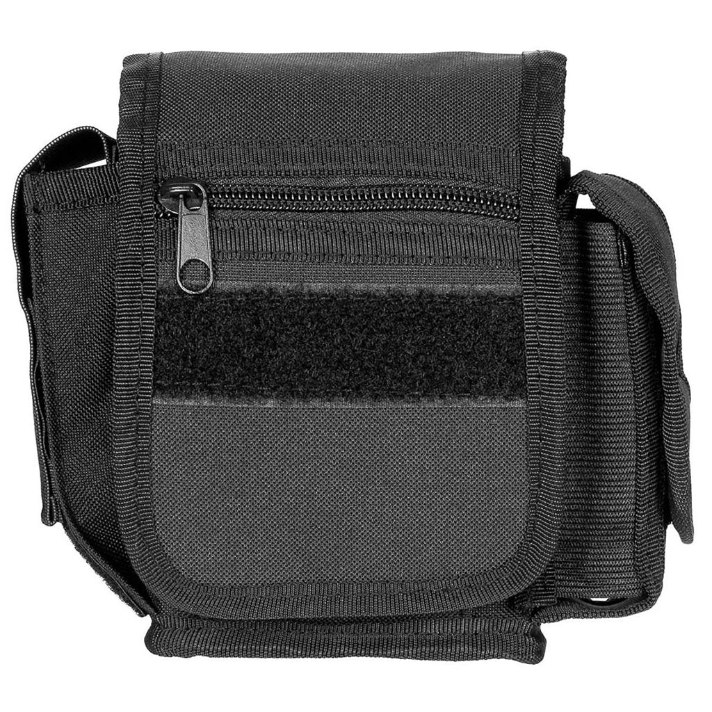Funda para cinturón POLICE negra, 11x19 cm, múltiples bolsillos