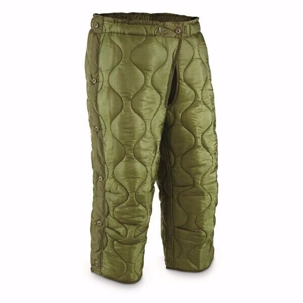 Forro US 3/4 para pantalones acolchado color verde excedentes militares