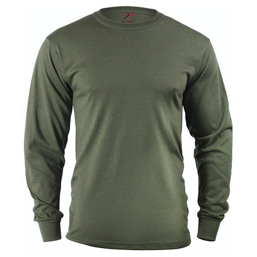 Camiseta de manga larga verde Rothco