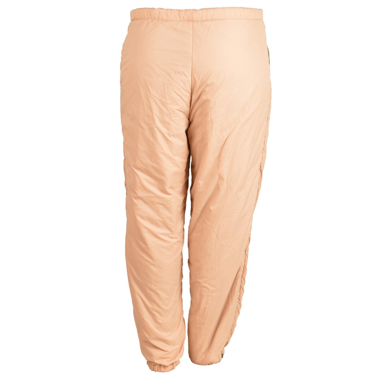 Pantalones forrados reversibles del ejército británico, verde oliva y beige, cremalleras laterales y cintura elástica
