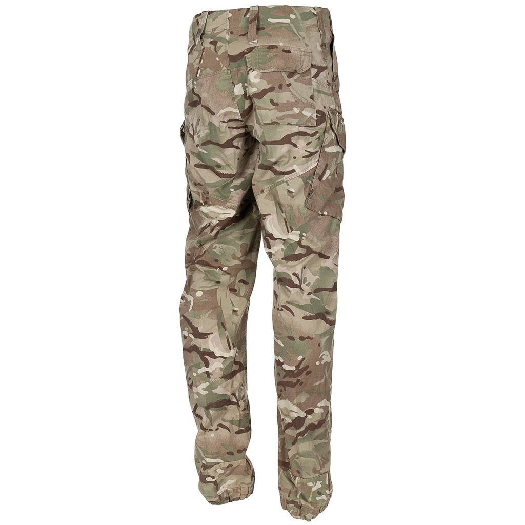 Pantalones británicos COMBAT Repellent usados en camuflaje MTP