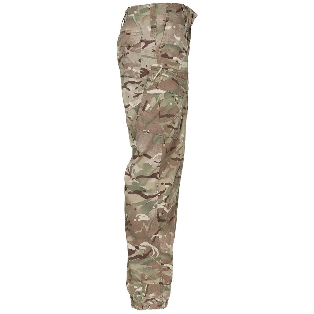 Pantalones británicos COMBAT Repellent usados en camuflaje MTP
