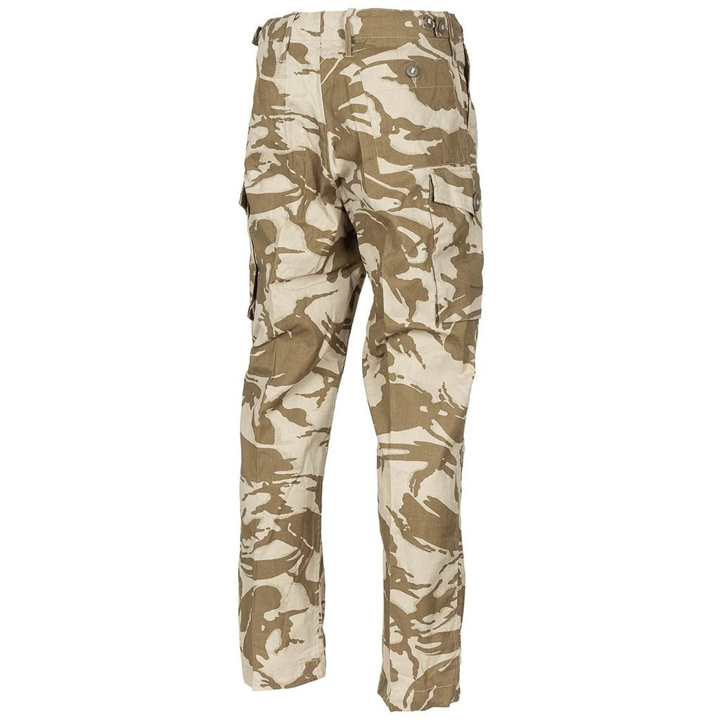 Pantalones británicos TROPICAL DPM DESERT originales sin usar
