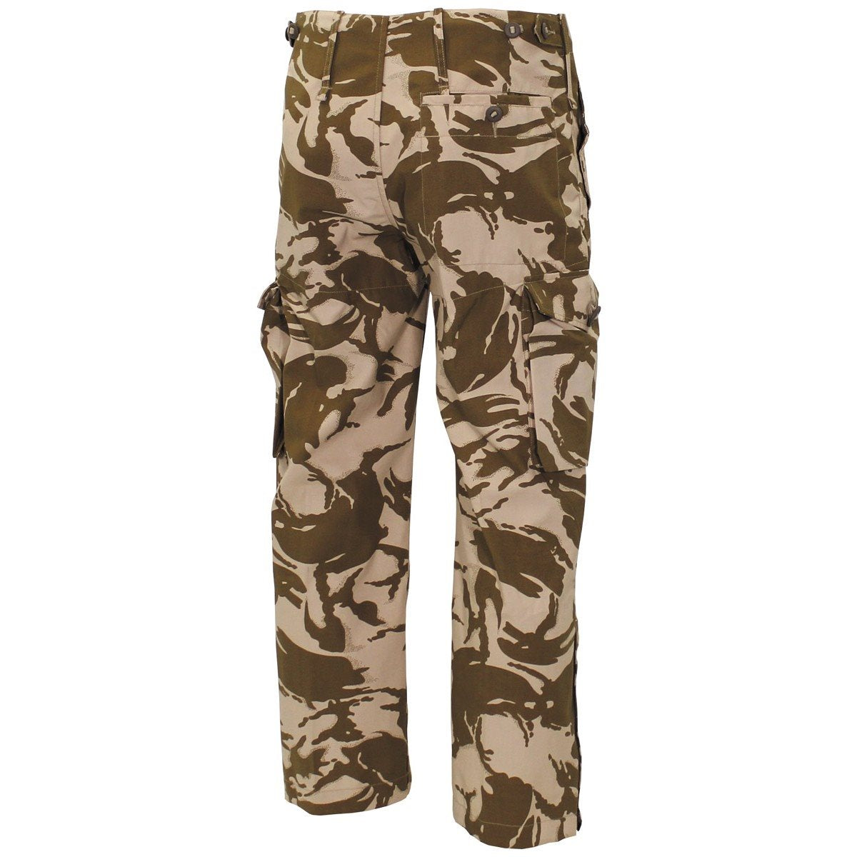 Pantalones británicos COMBAT DPM DESERT cortaviento originales 50% algodón 50% poliéster