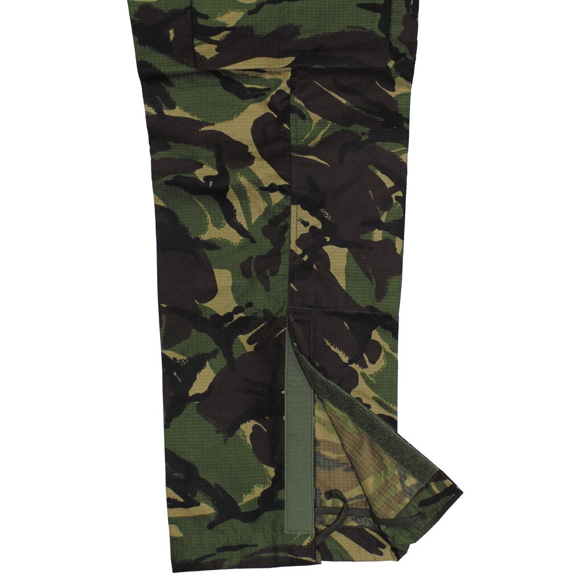 Pantalones COMBAT WINDPROOF rip-stop DPM, bolsillos y cinturilla ajustable