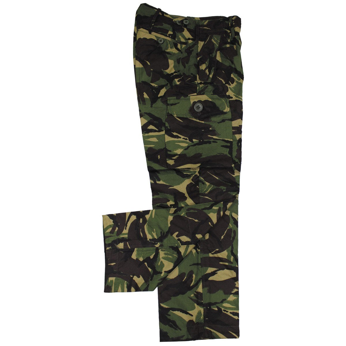 Pantalones COMBAT WINDPROOF rip-stop DPM, bolsillos y cinturilla ajustable
