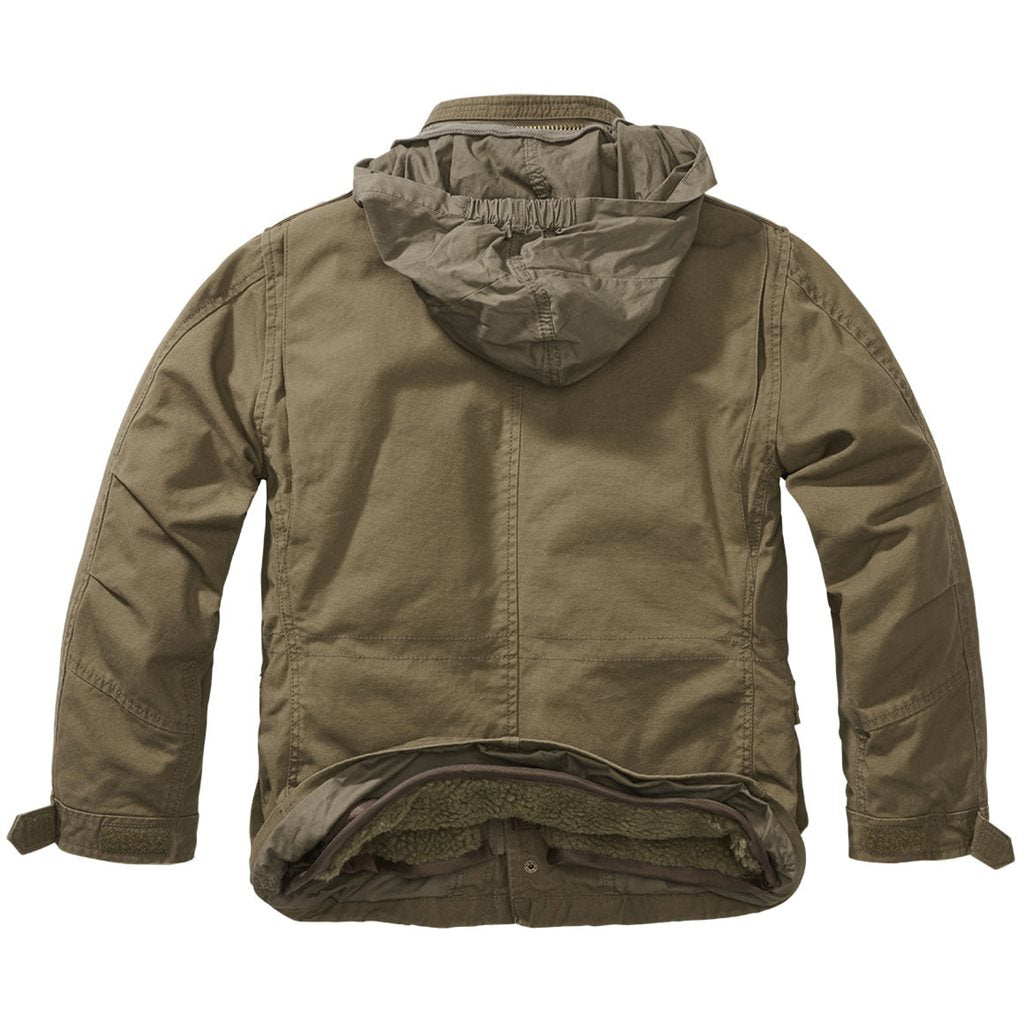Chaqueta infantil M65 GIANT verde con acabado lavado