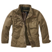 Chaqueta infantil M65 GIANT verde con acabado lavado