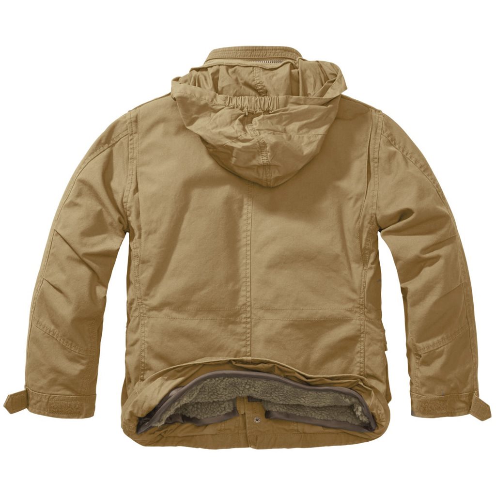 Chaqueta infantil M65 GIANT CAMEL color arena con efecto ligeramente desgastado