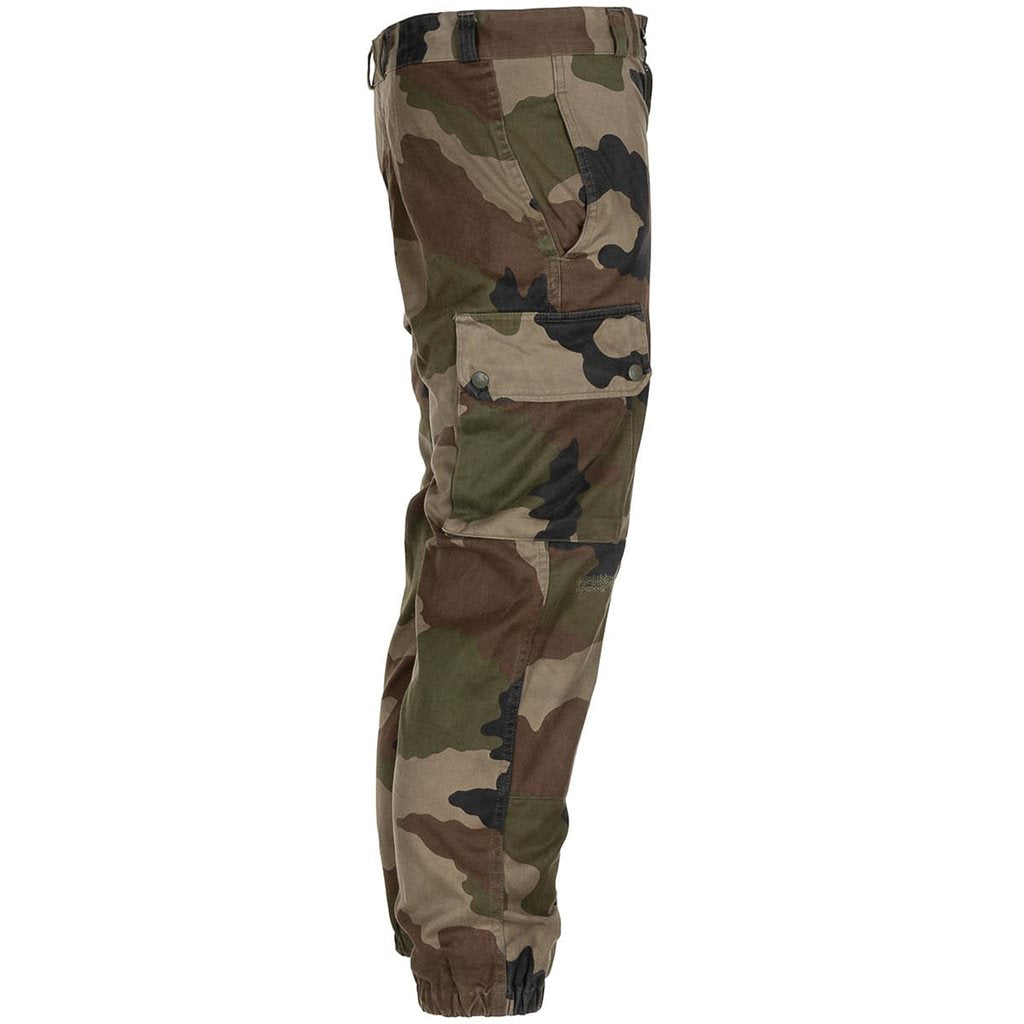 Pantalones de campaña franceses F2 CCE TARN usados, camuflaje CCE TARN, referencia 91193420