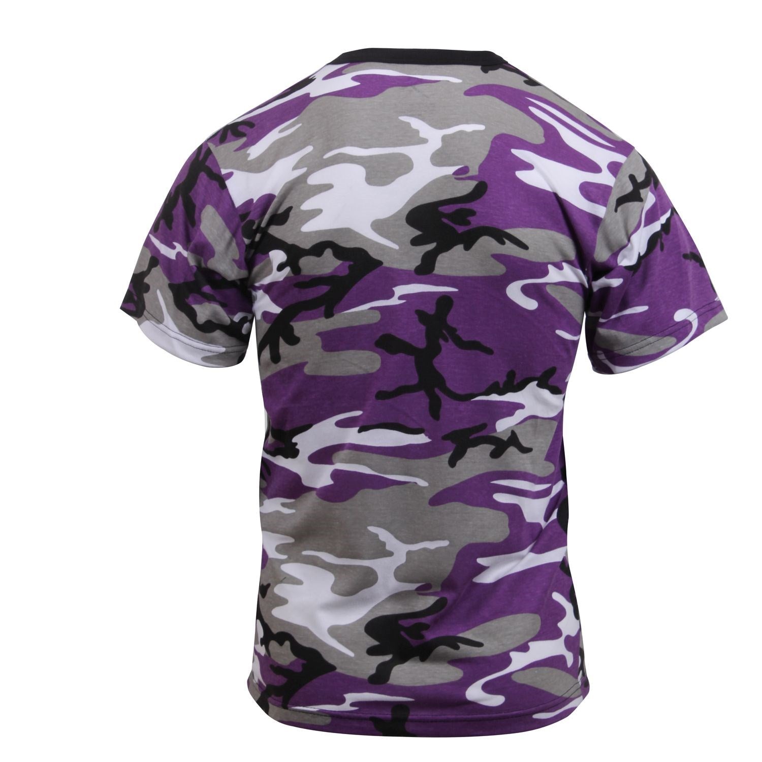 Camiseta camuflaje VIOLET CAMO Rothco, 60 % algodón y 40 % poliéster