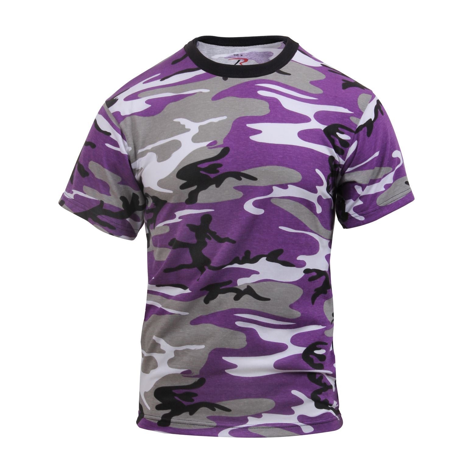 Camiseta camuflaje VIOLET CAMO Rothco, 60 % algodón y 40 % poliéster