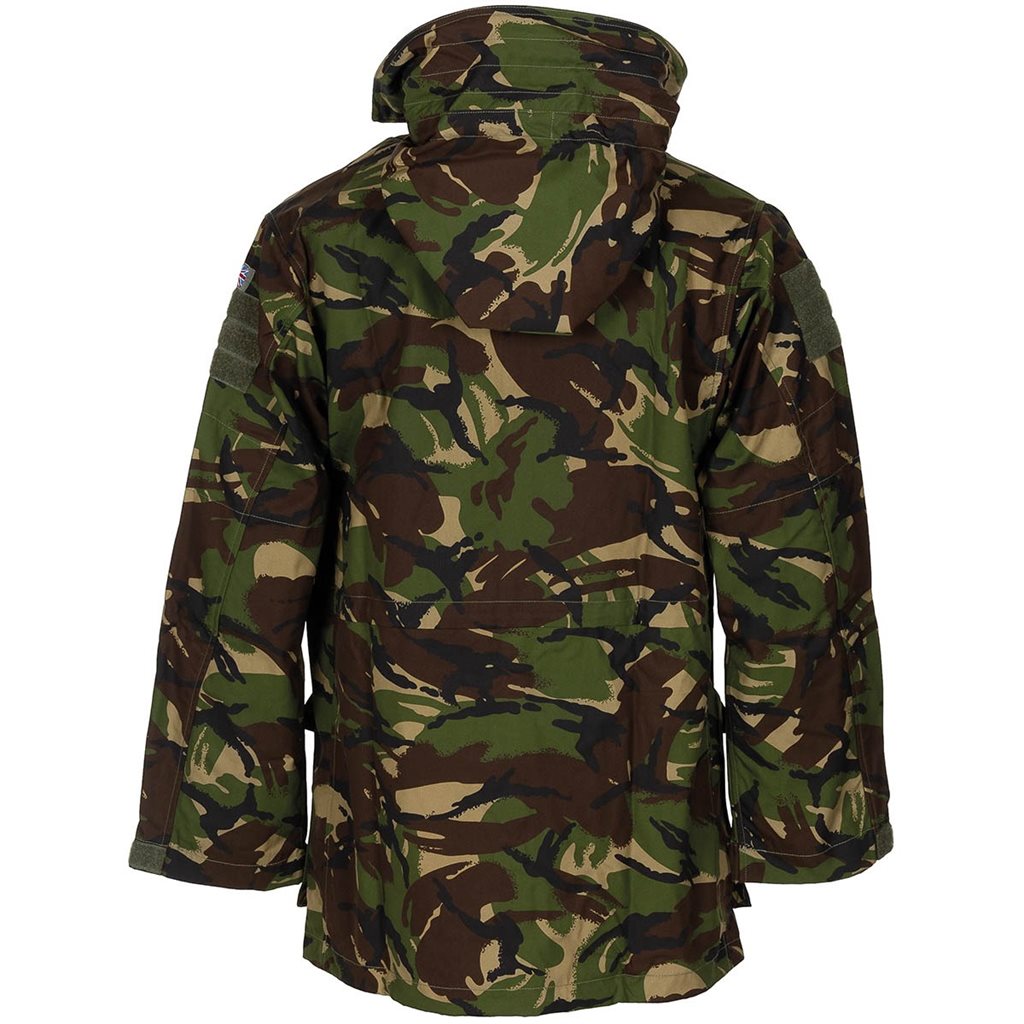 Chaqueta SMOCK británica DPM en camuflaje con capucha y bolsillos