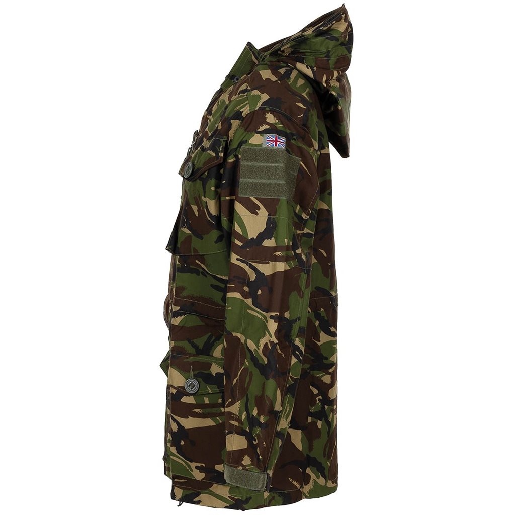 Chaqueta SMOCK británica DPM en camuflaje con capucha y bolsillos