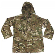 Chaqueta británica Combat MK1 usada con capucha y múltiples bolsillos