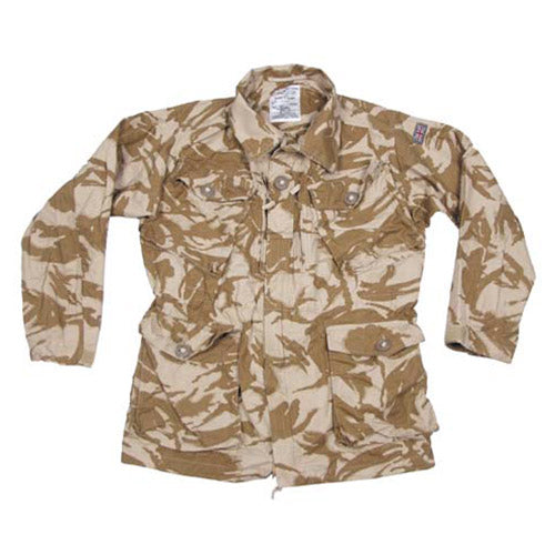 Chaqueta británica rip-stop DPM DESERT usada, patrón desértico, original militar