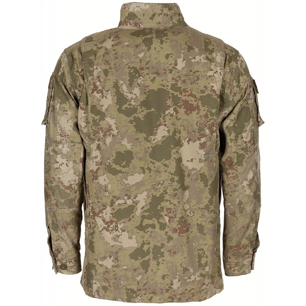 Blusa militar turca rip-stop usada en camuflaje M2021