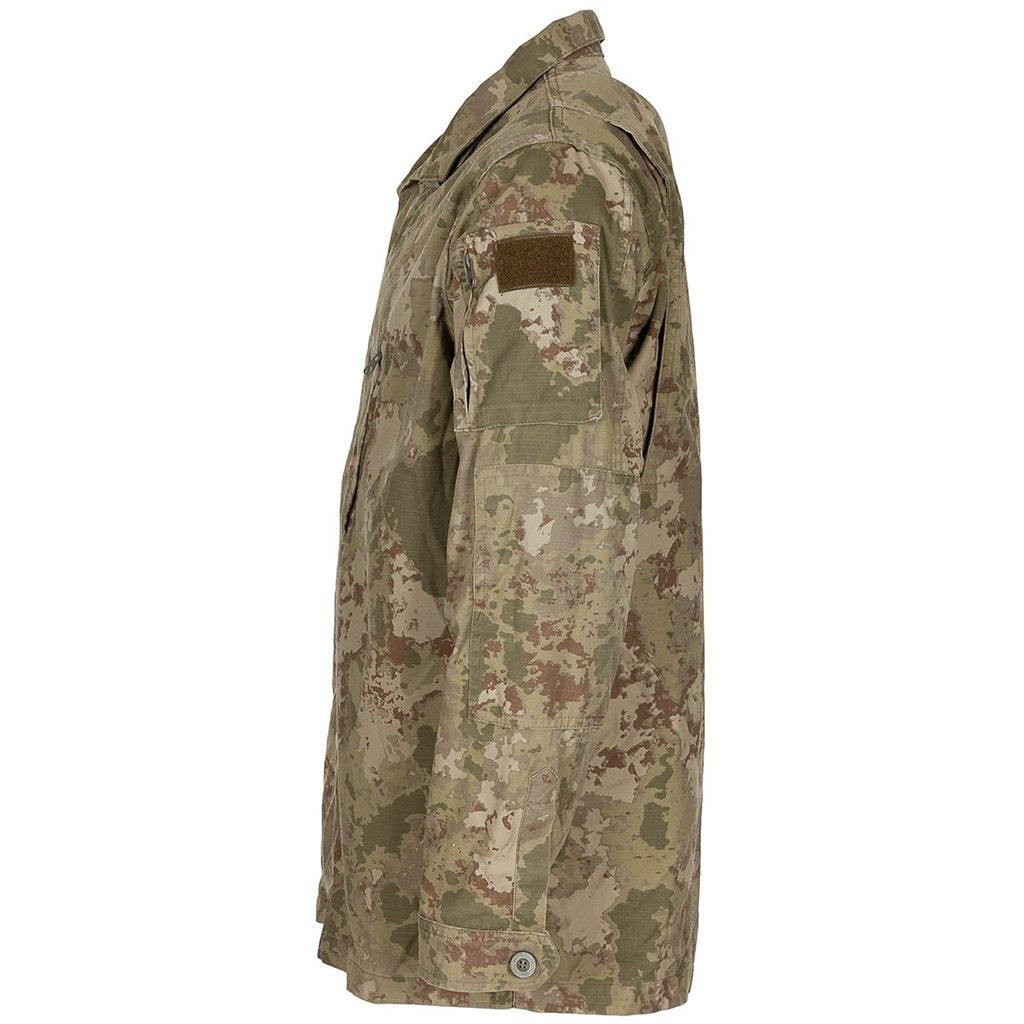 Blusa militar turca rip-stop usada en camuflaje M2021