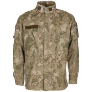 Blusa militar turca rip-stop usada en camuflaje M2021