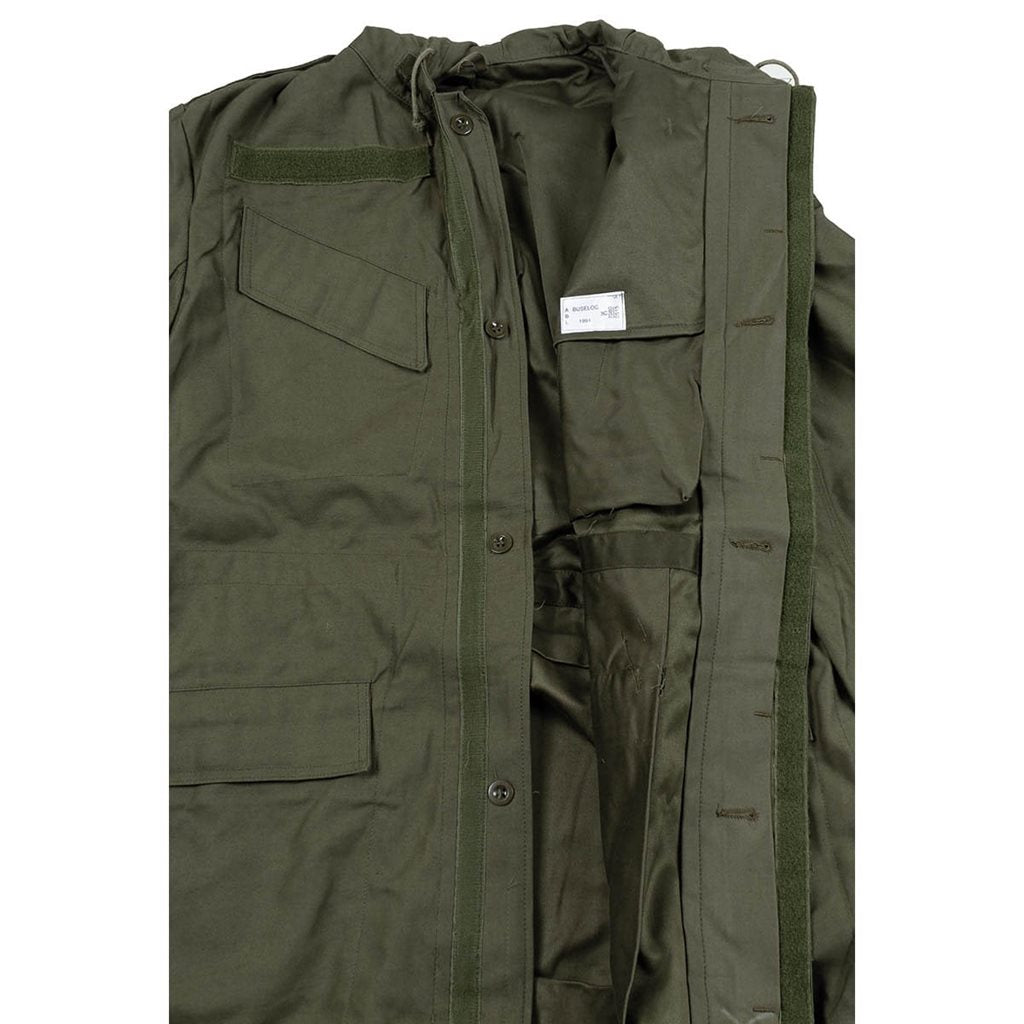 Chaqueta belga M64 verde con capucha usada (ID 91038500)