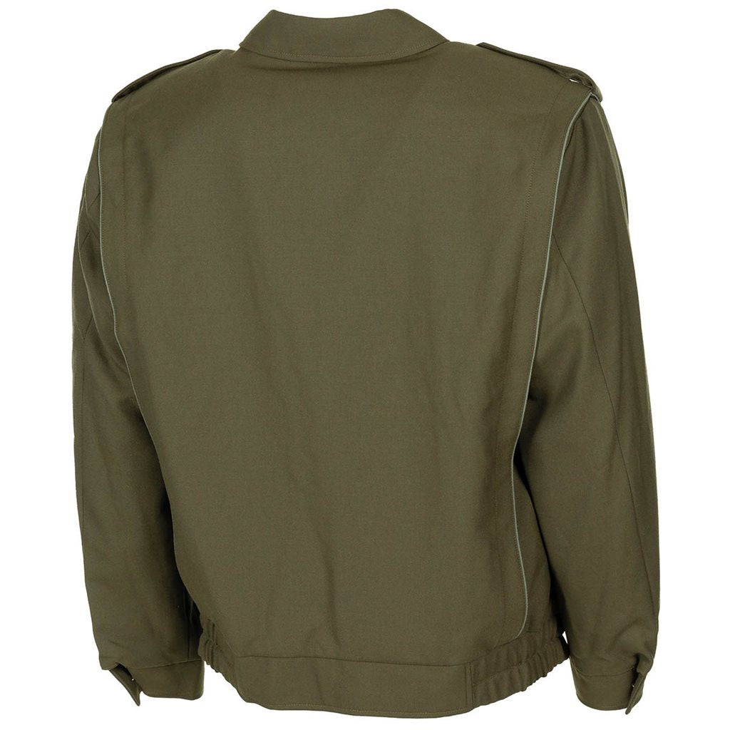 Chaqueta de paseo AČR vz.97 en verde con goma; botones dorados o plateados a elegir
