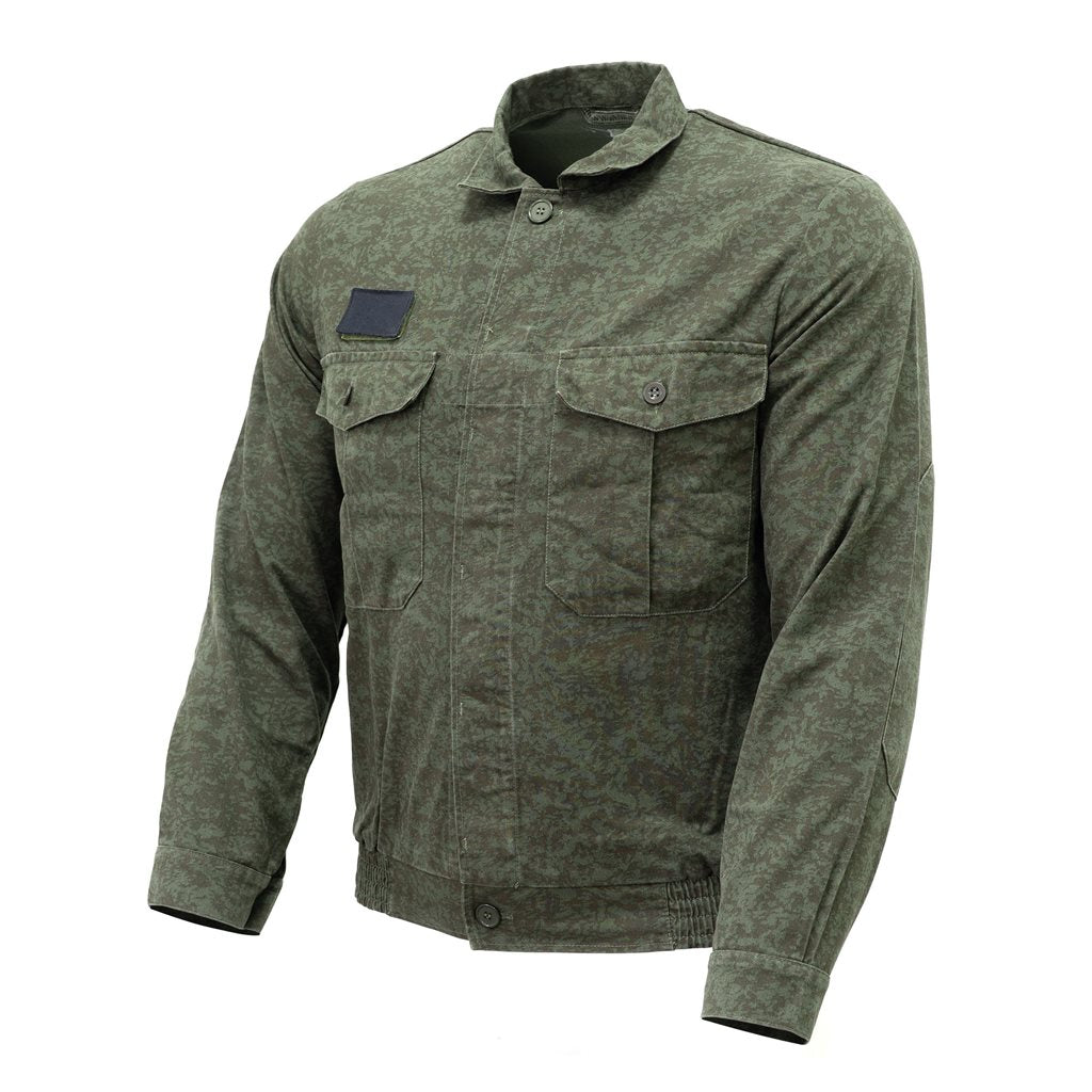 Chaqueta de trabajo AČR vz.92 con bolsillos de pecho, cierre de botones y velcro para insignia