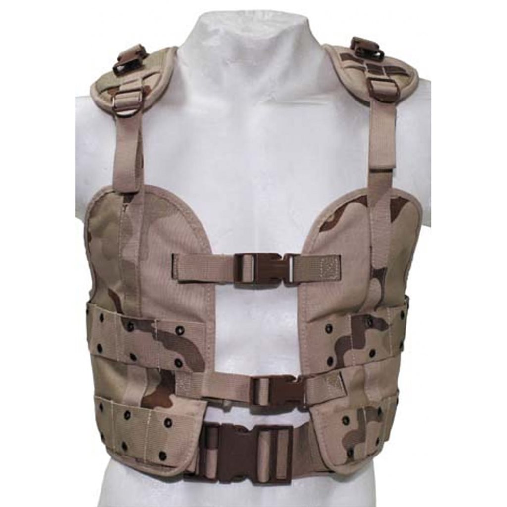 Chaleco táctico holandés Load Bearing DPM Desert usado