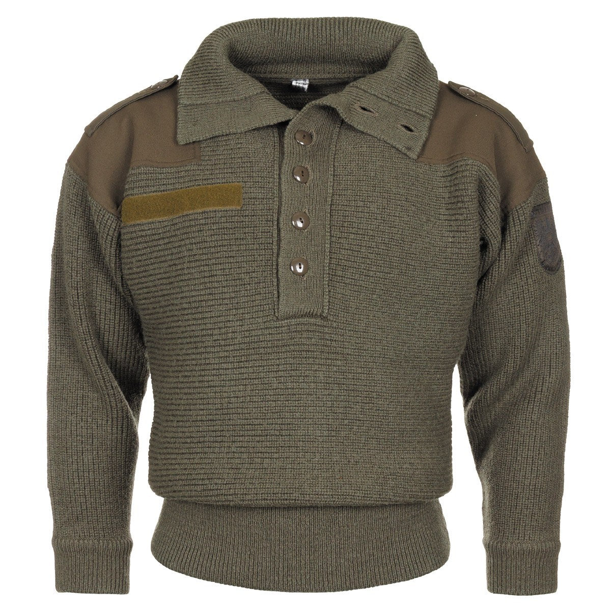 Jersey alpino austriaco verde con botones